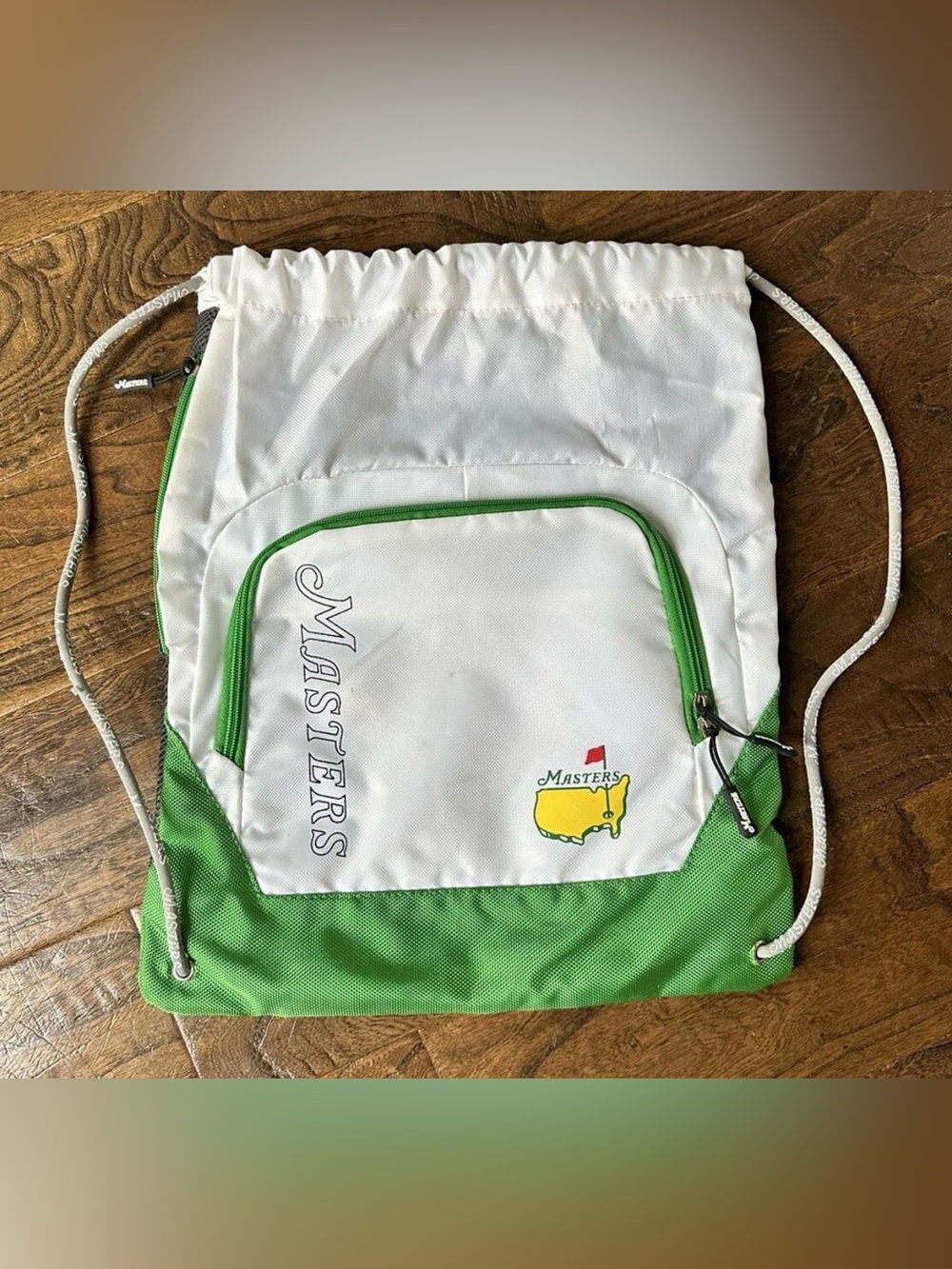 Masters Cinch Bag Black and Green Official Augusta National 😀 MAKE AN OFFER 😀